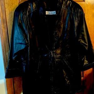 Stavros New York Womens Leather Jacket 10 $ $900 Unique